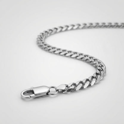 L&P צמיד קובני 5 מ״מ, תקריב חוליות וסוגר